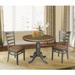 36" Round Extension Dining Table with 2 Chairs