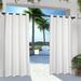 ATI Home Indoor/Outdoor Solid Cabana Grommet Top Curtain Panel Pair