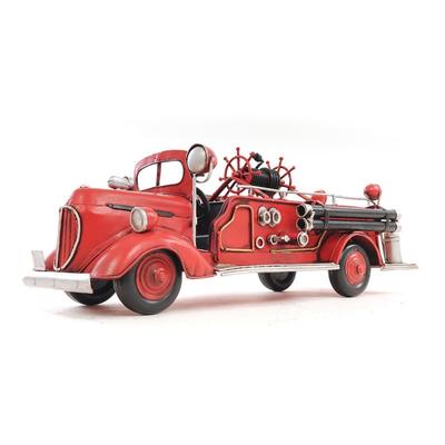 1938 Red Fire Engine Ford 1:40 Scale Model Truck