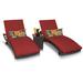 Belle Chaise Outdoor Furniture w/ Side Table