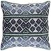 Decorative Sigatoka Navy 18-inch Throw Pillow Cover