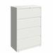 Hirsh 36-in Wide HL10000 Series 4 Drawer Lateral File Cabinet, White