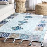 Brooklyn Rug Co Hiedi Wool-blend Handmade Tribal Area Rug with Braided Tassels