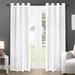 ATI Home Chatra Faux Silk Grommet Top Curtain Panel Pair