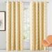 DriftAway Raymond Geometric Pattern Lined Blackout Window Curtain Panel