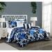 Chic Home Astra 9 Piece Contemporary Floral Design Bed In A Bag Quilt Set