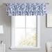 Laura Ashley Elise Cotton Pole Top Blue Window Valance - 50 x 18