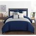 Chic Home Arza 10 Piece Color Block Quilted Comforter Set