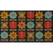 Novogratz by Momeni Flower Child Coir Doormat 1'6" X 2'6"