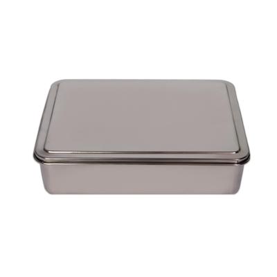 YBM Home Stainless Steel Covered Cake Pan - Silver