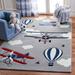 SAFAVIEH Carousel Kids Turi Airplane Rug