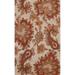 Beige Paisley Floral Oriental Wool Area Rug Hand-tufted Foyer Carpet - 5'0" x 8'0"