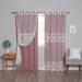 Aurora Home Mix and Match Trellis Cut Out Curtains