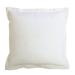 Hiend Accents Charlotte White Euro Sham, 27" x 27", 1PC