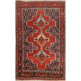 Vegetable Dye Bidjar Persian Wool Area Rug Handmade Foyer Carpet - 2'6" x 4'2"