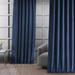 Exclusive Fabrics Vintage Cotton Velvet Room Darkening Curtains - Luxurious Drapery in Timeless Elegance (1 Panel)