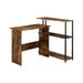 ACME Ievi Writing Desk in Weathered Oak and Black