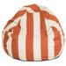 Majestic Home Goods Vertical Stripe Classic Bean Bag Chair Small/Large