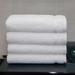 Authentic Plush Herringbone Weave Hotel and Spa Turkish Cotton White Hand Towels (Set of 4)