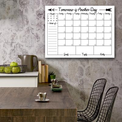 'Arrowhead' Dry Erase Monthly Calendar on ArtPlexi