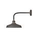 Hinkley Foundry 1-Light Outdoor Wall Mount Lantern in Museum Bronze