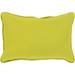 Miguel Lime Solid Indoor/ Outdoor Throw Pillow (13" x 19")