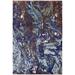 Bohemian Ziegler Slater Blue Beige Hand-knotted Wool Rug - 8'2" x 10'0"