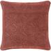 Artistic Weavers Quinby Quilted Medallion Solid Velvet Throw Pillow