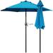 Davee furniture 7.5' Round Patio Umbrella Outdoor Table Market Umbrella(Aqua blue)