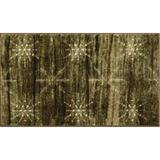 Mohawk Prismatic Barnwood Snowflakes Kitchen Mat