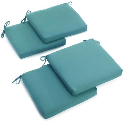 20-inch by 19-inch Twill Indoor Chair Cushion (Set of 1, 2, or 4) - 20 x 19