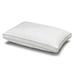 Cotton Mesh Gusseted Shell Soft Down Alternative Stomach Sleeper Pillow - Silver/White