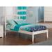 Richmond Twin XL Platform Bed with USB Charging Station in White