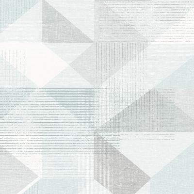 Silk Screen Geometric Wallpaper