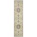 Classic Ziegler Gerda Beige Blue Hand-Knotted Wool Runner - 3'0" x 9'5"