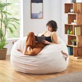 Avera Indoor Bean Bag with Vinyl Straps by Christopher Knight Home