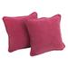Porch & Den Blaze River 18-inch Microsuede Accent Throw Pillow (Set of 2)