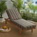 Sorra Home Sunbrella Indoor/Outdoor Chaise Lounge Cushion - 24"W x 73"L x 3"H