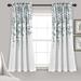 Lush Decor Weeping Flowers Room Darkening Curtain Panel Pair