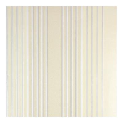 Vickie Beige Stripe Wallpaper - 21 x 396 x 0.025