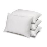 100% Cotton Dobby-Box Shell Soft Stomach Sleeper Down Alternative Pillow, Set of 4