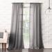 No. 918 Ladonna Crushed Texture Semi-Sheer Rod Pocket Curtain Panel, Single Panel