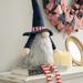 Glitzhome Patriotic /Americana Fabric Gnome Shelf Sitter Holiday Decor