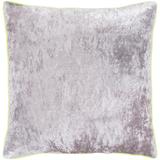 Artistic Weavers Selena Yellow & Grey Crushed Velvet Feather Down Throw Pillow (20" x 20")