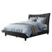 Silver Orchid Garvin Vertical Channel-tufted Fabric Full-size Bed