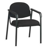 Designer Plastic Visitor Chair with Shell Back