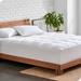 Bare Home Pillow-Top Reversible Mattress Pad - White