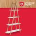 Universal Expert Abacus Ladder Bookshelf, Modern Oak and White