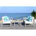 SAFAVIEH Outdoor Living Montez Grey Wash/ White 4-piece Set