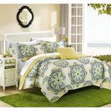 Chic Home Miranda Medallion Reversible 8-piece Quilt Bed in a Bag with White Sheet Set